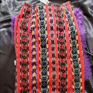 Long tribal skirt
